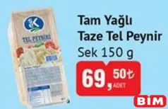 SEK TAM YAĞLI TAZE TEL PEYNİR 150 G SEK TAM YAĞLI TAZE TEL PEYNİR 150 G
